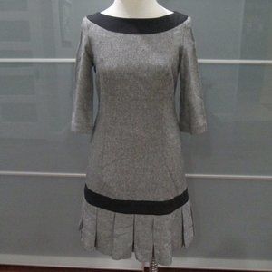 Vtg. Pendleton Petite Pleated Dress 3/4 Sleeve